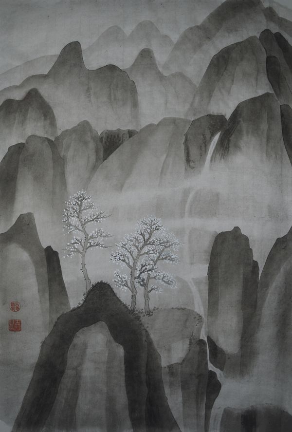 Empty Mountains Are Empty, Water Flows And Flowers Bloom