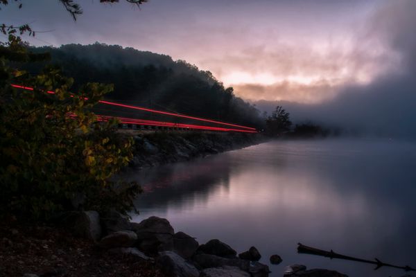 Sunrise at Tappen Lake