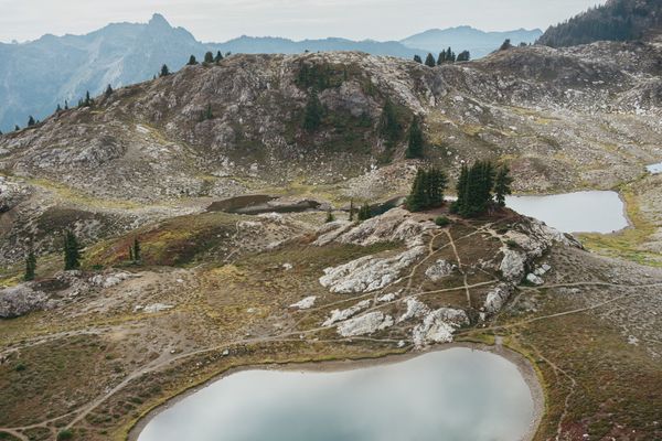 Yellow Aster Butte Tarns