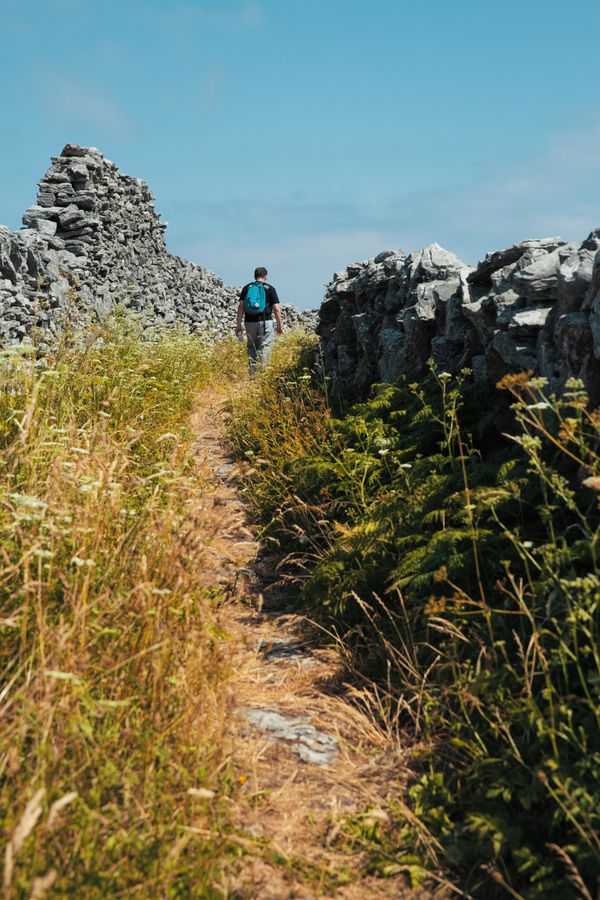 Hiking on Inishmore Island