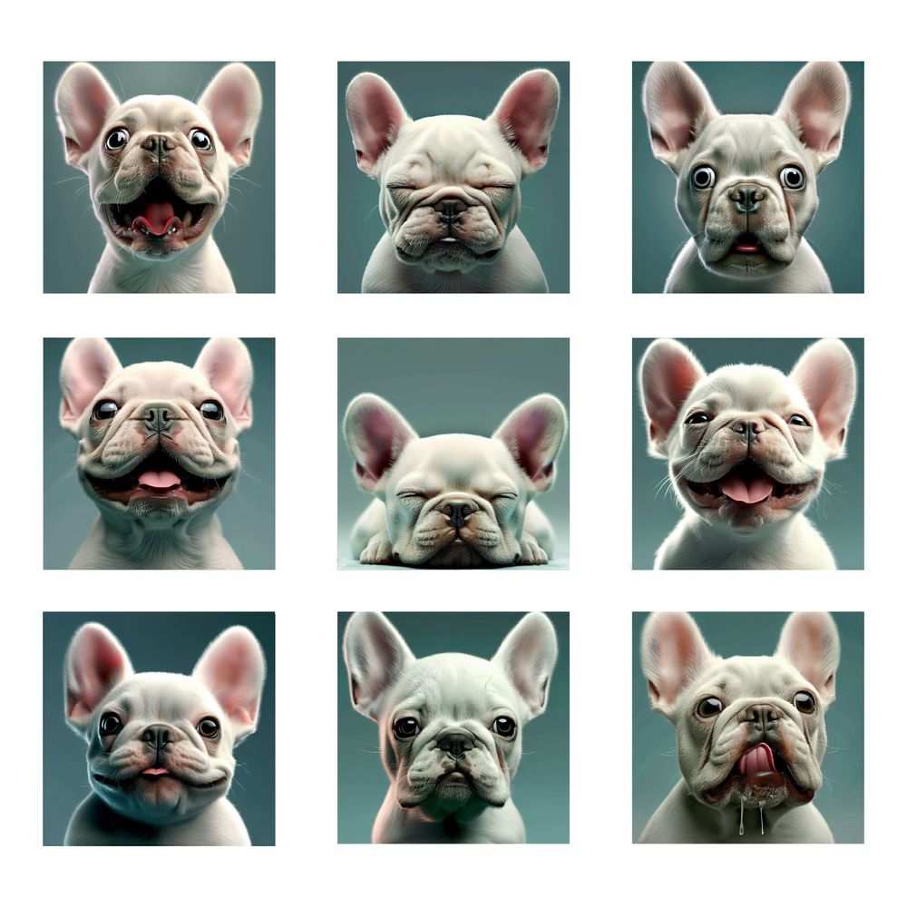 Faces of A Frenchie
