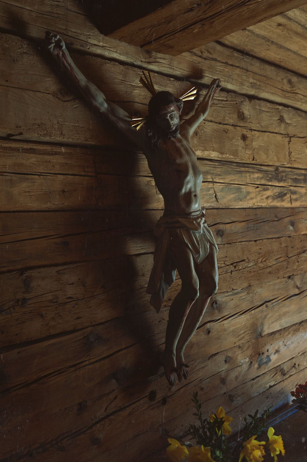 Crucifix in San Sebastian Di Sabato.