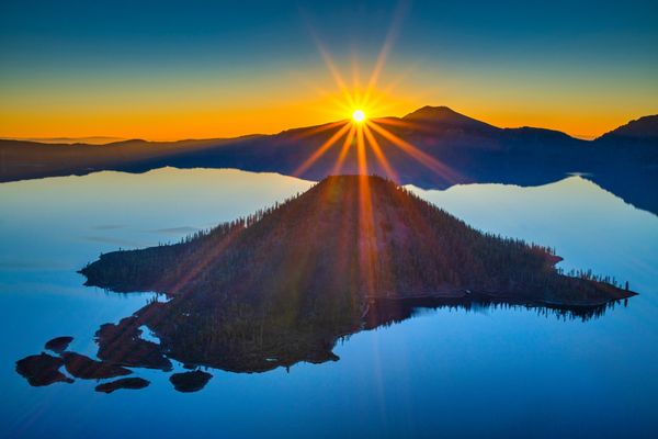 Crater Lake Sunrise