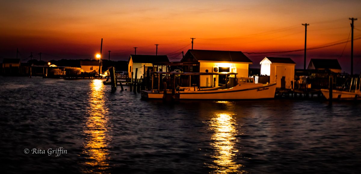 Working Boat at Dawn on Tangier Island-1